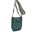 Vegan Leather Crossbody Bag with Adjustable Guitar Straps - Charming Charlie