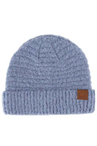 Denim C C Solid Boucle Yarn Beanie Hat with Cuff, wear this beautiful Beanie Hat while going outdoor and keep yourself warm and stylish with a unique look. The color variation makes the Hat suitable for everyone's choice with different outfits. It feels cozy and a perfect match with any type of outfit. It's a beautiful winter gift accessory for birthdays, Christmas, stocking stuffers, secret Santa, holidays, anniversaries, and valentine's day to your friends, family, and Loved Ones. 