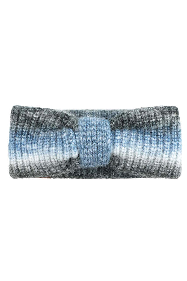 Denim C.C Multi Color Ombre Headband,  Whether you're having a bad hair day, want to wear a pony tail, or have gorgeous cascading curls. This ombre head warmer tops off your style with the perfect touch, knotted headband creates a cozy, trendy look, both comfy and fashionable with a pop of color. Perfect for ice-skating, skiing, camping, or any cold activities. This ombre headband makes a perfect gift for your loved ones!
