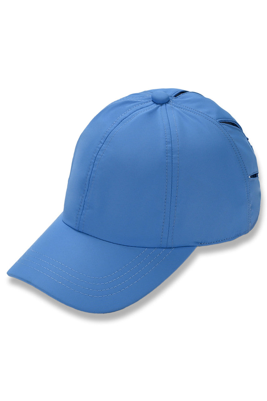 Denim C.C Sunshine Multi Opening Baseball Pony Cap is designed to provide maximum comfort and style. With multiple openings and a classic baseball cap design, it allows for versatile wear and is perfect for any outdoor activity. Made with high-quality materials, it offers a durable and fashionable accessory for everyday use.