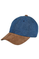 C.C Two Tone Cotton Twill Denim Baseball Cap - Charming Charlie