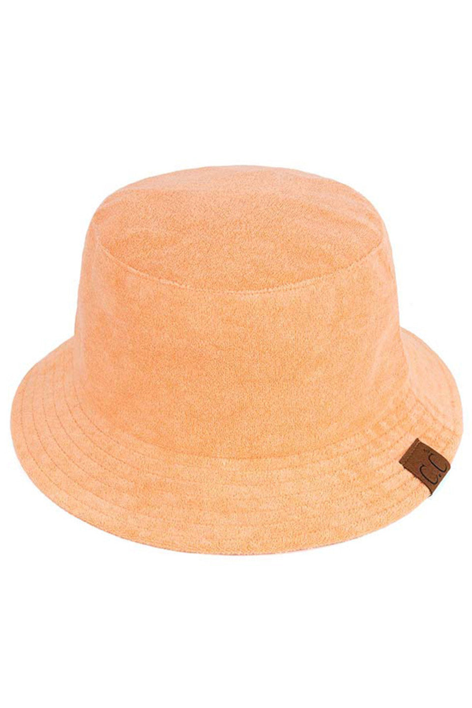 Desart C.C. Terry Cloth Bucket Hat offers both style and functionality. It is made with high-quality terry cloth material, providing a comfortable and breathable fit. Perfect for sunny days, it also offers protection from harmful UV rays. Upgrade your summer wardrobe now.