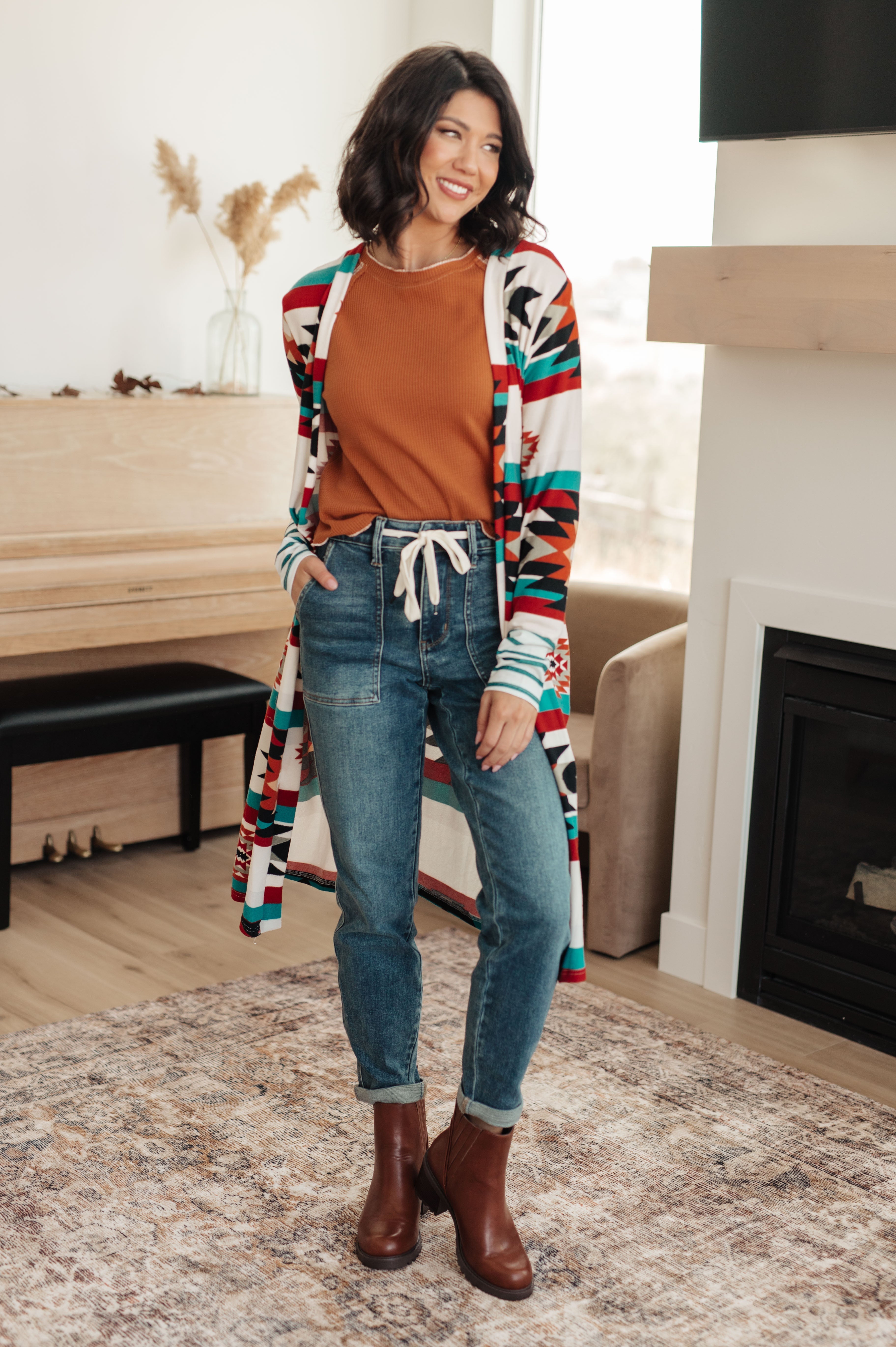 Stitch In Time Waffle Knit Top - Charming Charlie