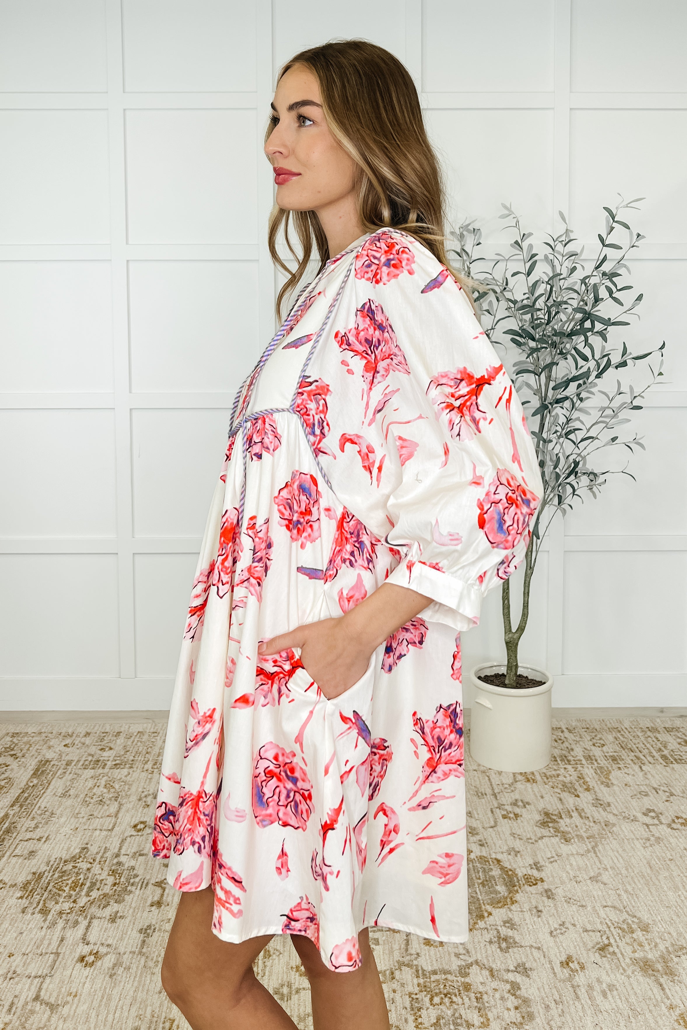 Destination Unknown Floral Dress - Charming Charlie