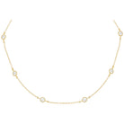 Gold Diamond By The Yard Choker - Adina's Jewels