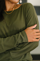 Dinner Plans Dolman Long Sleeve - Charming Charlie