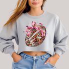 Disco Football in Grey Sweatshirt - Charming Charlie