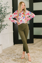 Distinguished Guest Floral Button Down - Charming Charlie