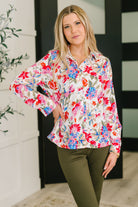 Distinguished Guest Floral Button Down - Charming Charlie