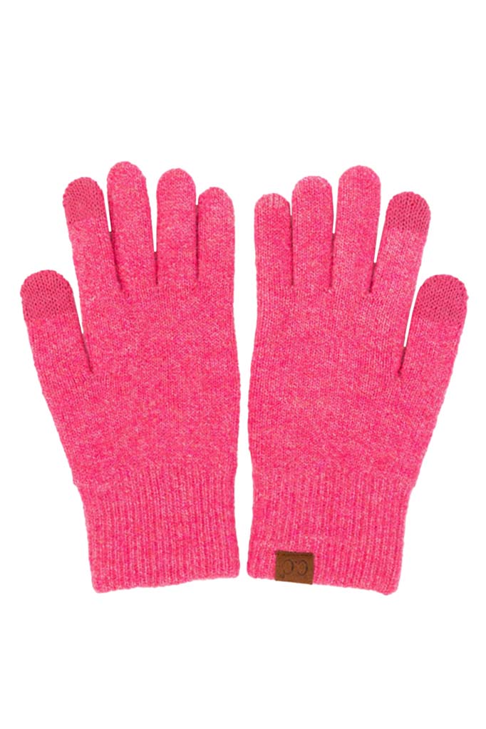 Diva Pink C.C Soft Recycled Fine Yarn Gloves, This beautiful gloves design gives you the ability to highlight and/or contrast many different outfits. Stay warm and soft with this gloves especially in the cold weather. Perfect pair to holiday season, outdoor activity, camping, running, skiing and holiday shopping. Keep yourself cozy and warm.