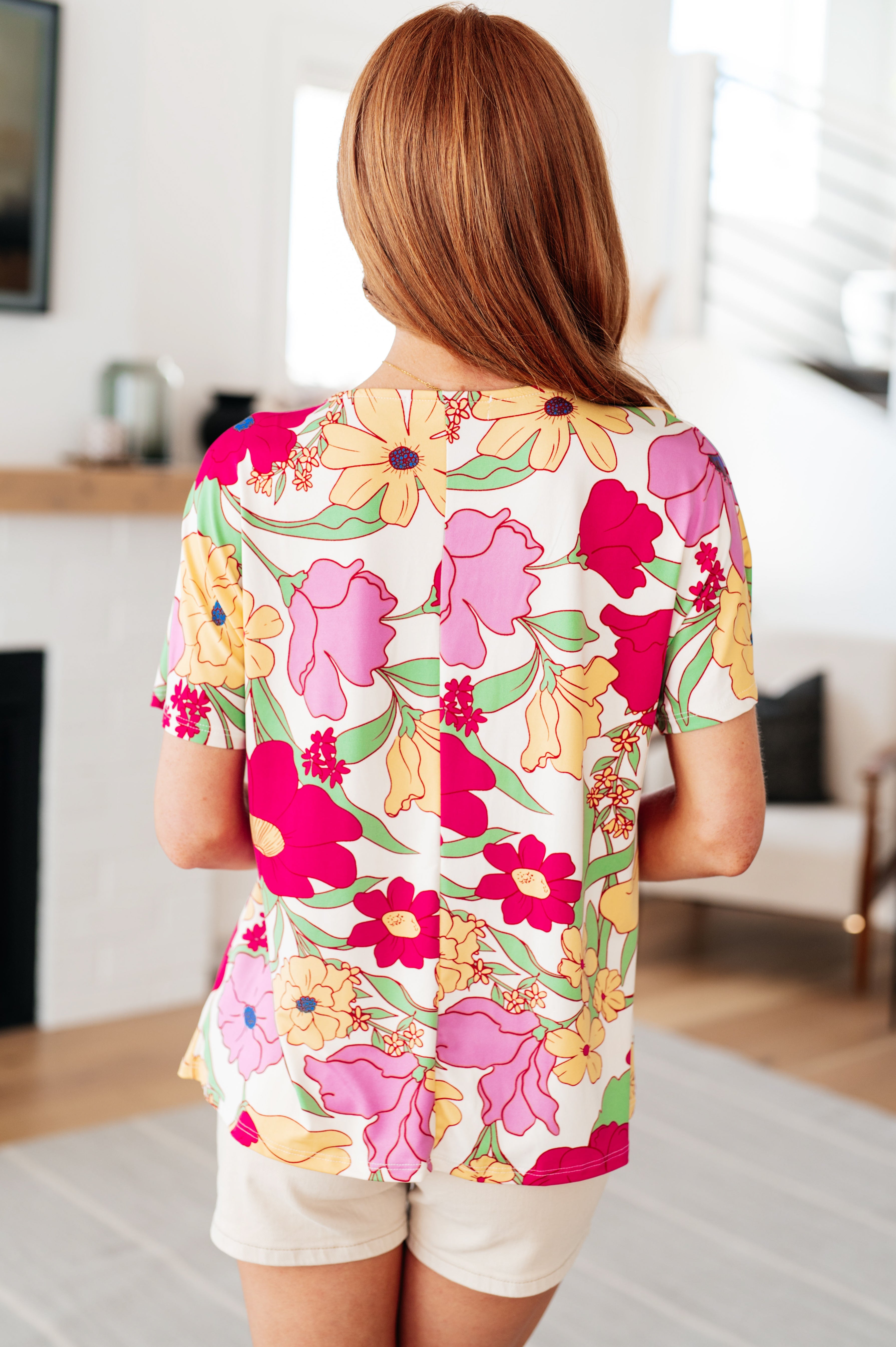 Do It Anyways Floral Top - Charming Charlie