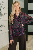 Doing the Most Polka Dot Blouse - Charming Charlie