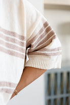 Don't Forget the Cold Foam Striped Hoodie - Charming Charlie