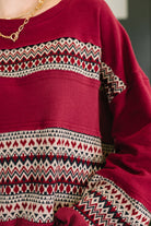 Don't Let Me Miss It Color Block Detail Top - Charming Charlie