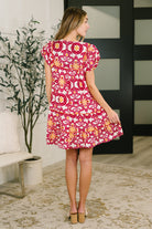 Don't You Go Away Balloon Sleeve Dress - Charming Charlie