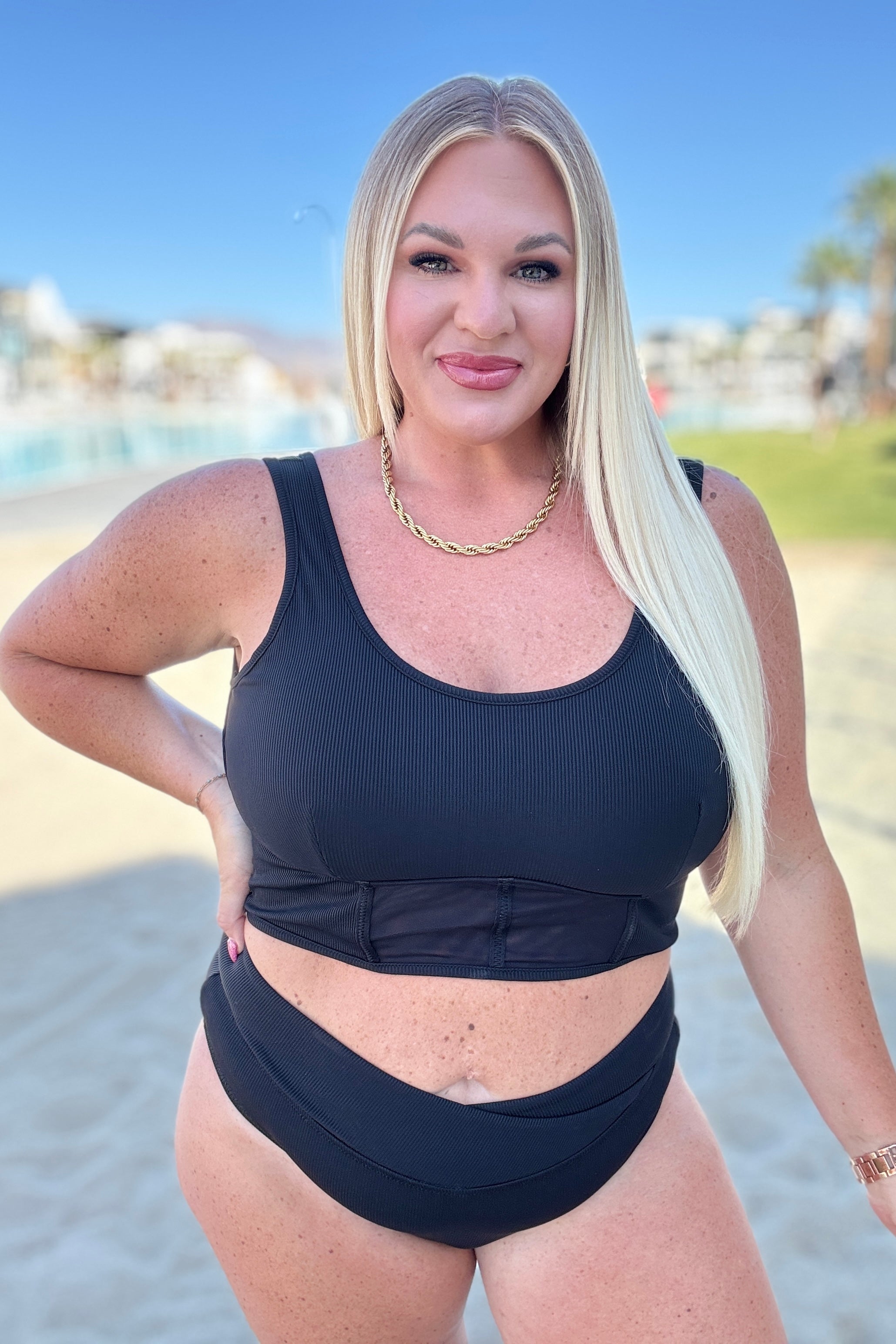 Down the Block, On A Beach Two Piece Swimsuit - Charming Charlie