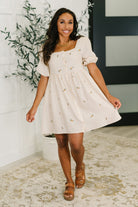 Dream a Little Dream Embroidered Dress - Charming Charlie