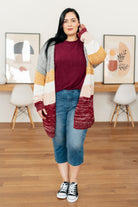 Drive Downtown Dolman Sleeve Top in Wine - Charming Charlie