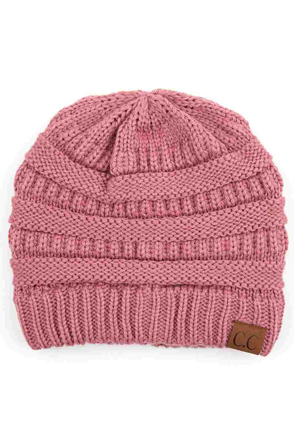DustyRose C.C Ribbed Knit Solid Color Beanie offers a timeless design with durable ribbed knitting, ensuring a snug and comfortable fit. Crafted for warmth and versatility, this beanie is perfect for everyday wear, providing reliable protection against cold weather while maintaining a sleek, minimalist style that complements any outfit. Its solid color adds understated appeal, making it an essential accessory for both casual and outdoor use. 
