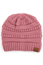 DustyRose C.C Ribbed Knit Solid Color Beanie offers a timeless design with durable ribbed knitting, ensuring a snug and comfortable fit. Crafted for warmth and versatility, this beanie is perfect for everyday wear, providing reliable protection against cold weather while maintaining a sleek, minimalist style that complements any outfit. Its solid color adds understated appeal, making it an essential accessory for both casual and outdoor use. 