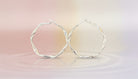 Silver Twisted Metal Hoop Earring - Charming Charlie
