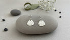 Silver Hammered Tear Drop Earrings - Charming Charlie