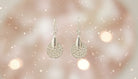 Silver Tear Drop Earrings with Gem Stones - Charming Charlie
