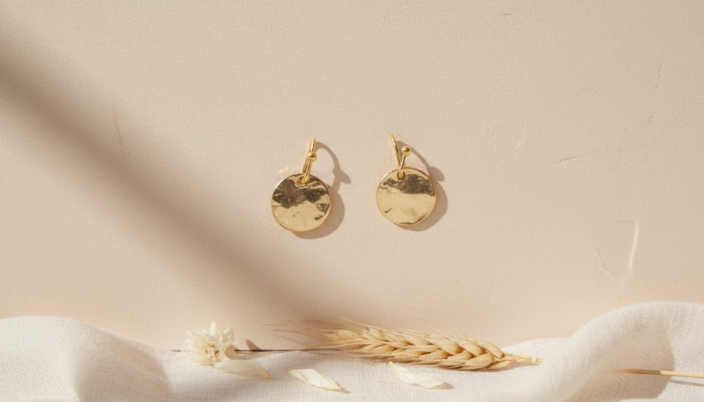 Golden Aura Stud Earrings - Charming Charlie