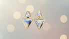 Blue Marble Prism Drop Earrings - Charming Charlie
