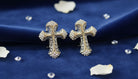 Divine Cross Crystal Earrings - Charming Charlie
