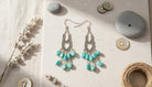 Bohemian Turquoise Drop Earrings - Charming Charlie
