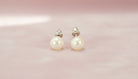 Classic Pearl Stud Earrings - Charming Charlie