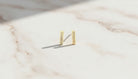 Sleek Gold Bar Earrings - Charming Charlie