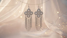 Royal Lace Pearl Dangles Earrings - Charming Charlie