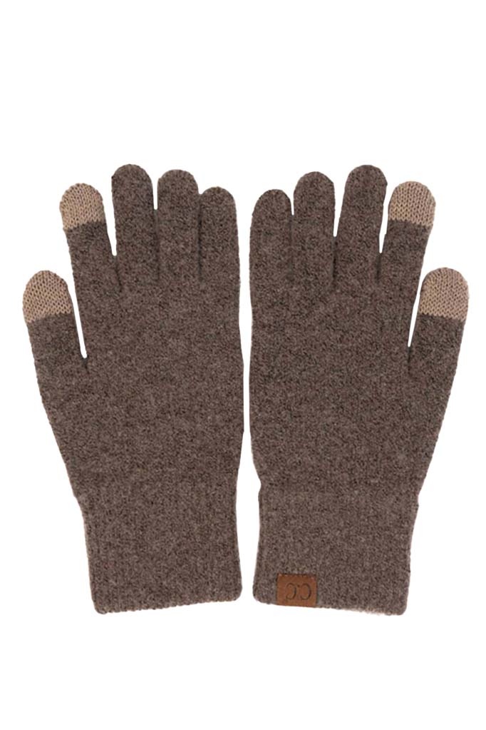 Earth Brown C.C Soft Recycled Fine Yarn Gloves, This beautiful gloves design gives you the ability to highlight and/or contrast many different outfits. Stay warm and soft with this gloves especially in the cold weather. Perfect pair to holiday season, outdoor activity, camping, running, skiing and holiday shopping. Keep yourself cozy and warm.