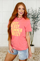 Easy Peasy Summer Breezy Tee - Charming Charlie