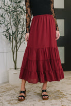 Easy Pick Tiered Maxi Skirt - Charming Charlie