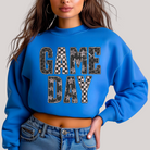 Edgy Gameday in Blue Sweatshirt - Charming Charlie