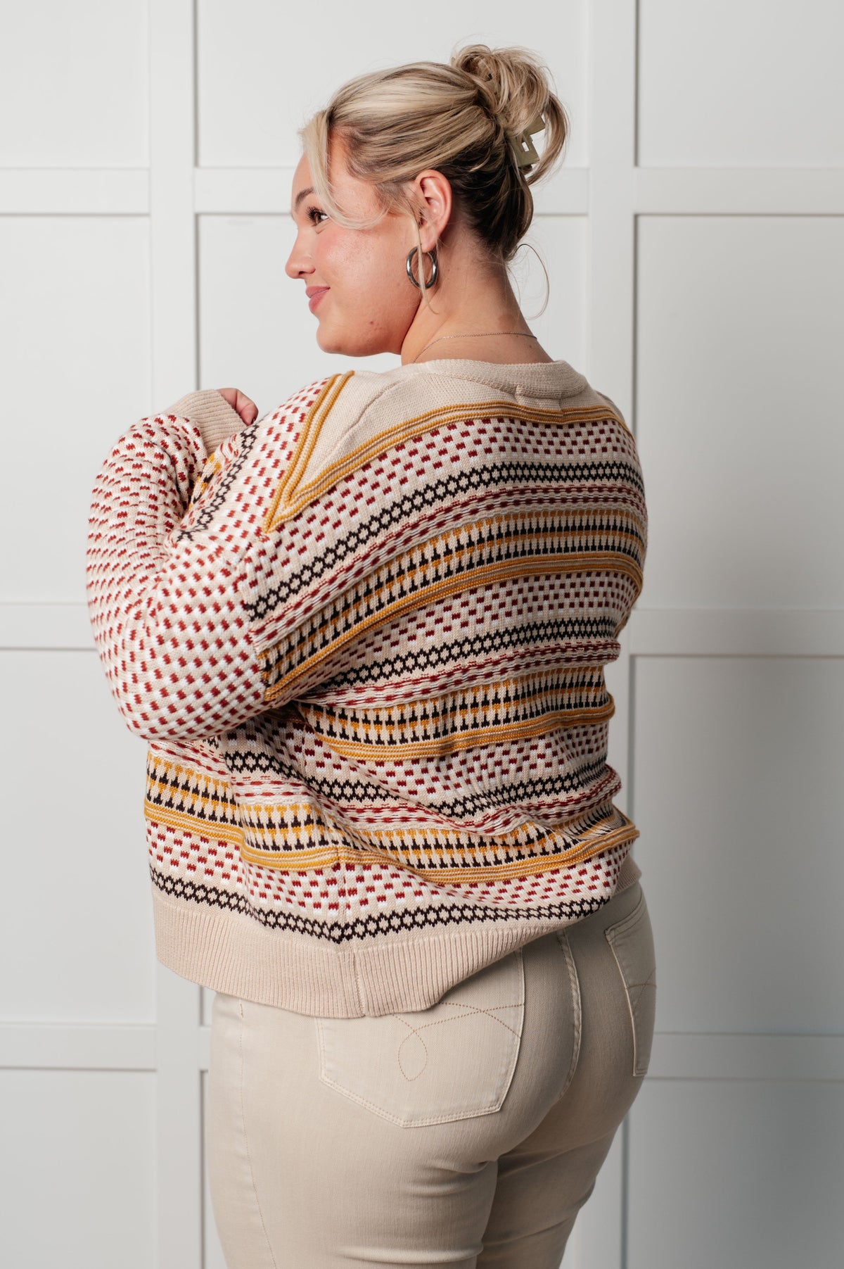 Effortless Elements Striped Cardigan - Charming Charlie