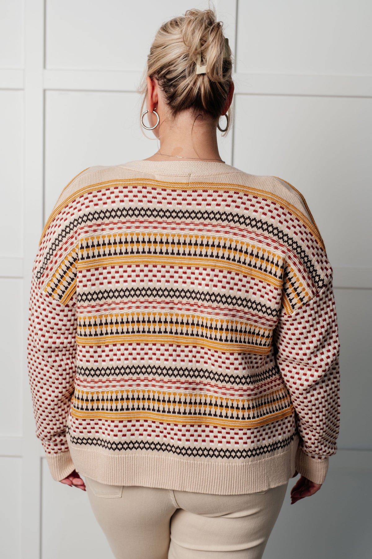 Effortless Elements Striped Cardigan - Charming Charlie