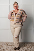 Effortless Elements Striped Cardigan - Charming Charlie