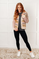 Effortless Elements Striped Cardigan - Charming Charlie