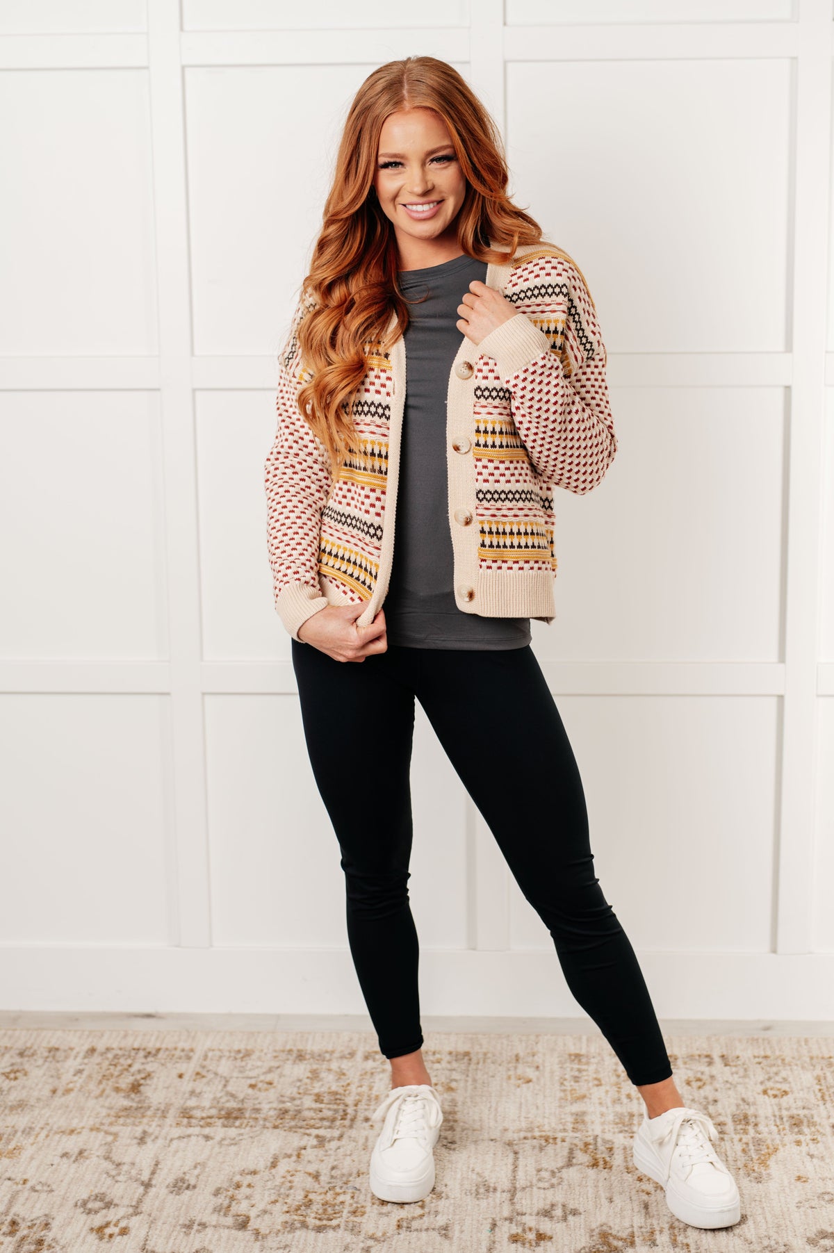 Effortless Elements Striped Cardigan - Charming Charlie
