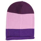 Eggplant Colorblock Rolled Cuff Slouchy CC Beanie combines modern style with practical warmth. Featuring a distinctive colorblock design and a comfortable slouchy fit, it provides versatile wearability while the rolled cuff adds extra insulation around the forehead. Crafted for softness and durability, this beanie is ideal for keeping warm during chilly days without compromising on fashion. Its relaxed silhouette fits most head sizes, making it a reliable accessory for outdoor activities or casual urban wea