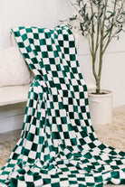 Emerald City Checkered Blanket - Charming Charlie