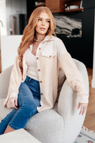 Endless Potential Sherpa Shacket - Charming Charlie