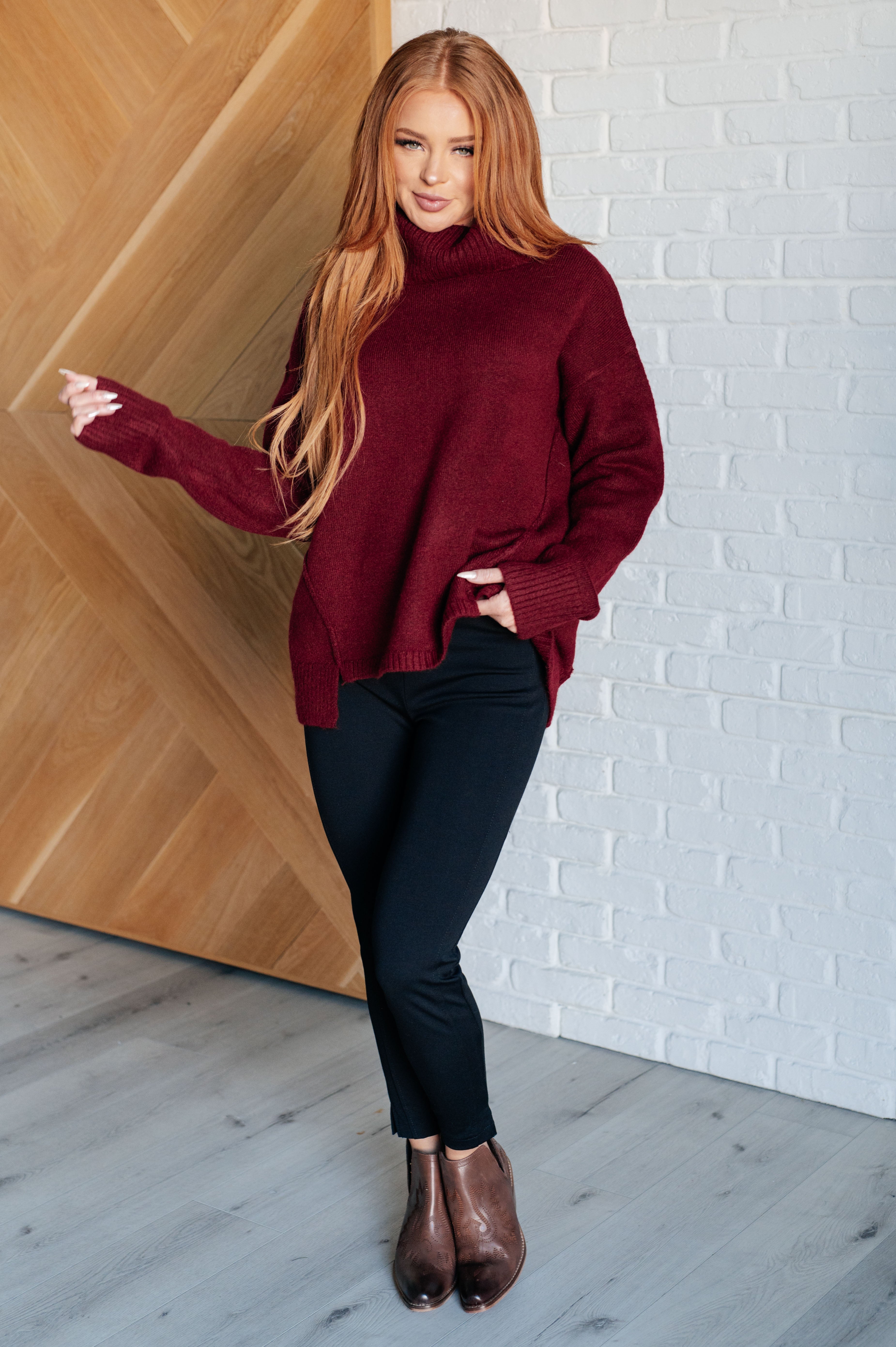 Envelop Me Turtleneck Sweater - Charming Charlie