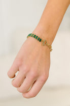 Esmeralda Toggle Bracelet in Green - Charming Charlie