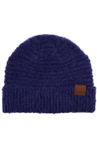 Evening Blue C C Solid Boucle Yarn Beanie Hat with Cuff, wear this beautiful Beanie Hat while going outdoor and keep yourself warm and stylish with a unique look. The color variation makes the Hat suitable for everyone's choice with different outfits. It feels cozy and a perfect match with any type of outfit. It's a beautiful winter gift accessory for birthdays, Christmas, stocking stuffers, secret Santa, holidays, anniversaries, and valentine's day to your friends, family, and Loved Ones. 