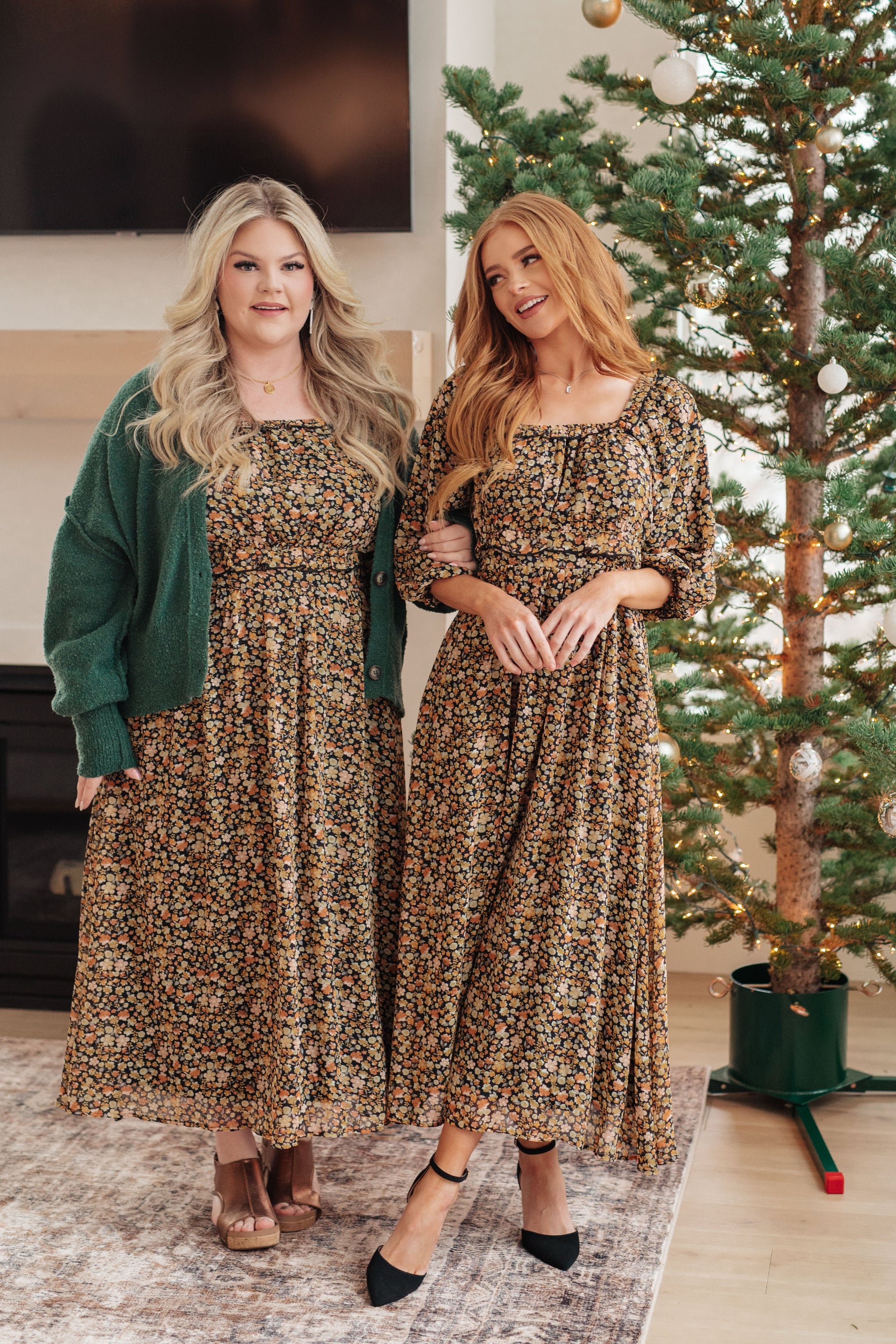 Ever So Briefly Floral Maxi Dress Large